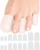 Uwbettry large toe protector sleeve cushions the toe and reduces friction