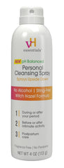 vH essentials Personal Cleansing Spray for front-to-back cleansing and freshness.