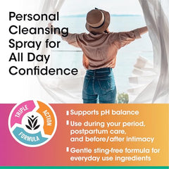 vH essentials spray upside-down design enables easy external cleansing anywhere.