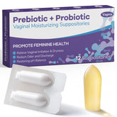 Vagiria vaginal probiotic suppositories packaging shows discreet design for convenient intimate care.