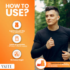 VAITE L-Arginine Beet Root Gummies energy-boosting daily use.