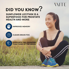 VAITE Sunflower Lecithin Gummies closeup texture highlighting soft chewability and flavor