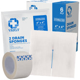 Vakly gasa split 4x4, absorbente y lista para drenaje