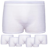 Vakly disposable underwear with knit mesh high waist for comfortable recovery.