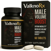 VALKNORX Male Performance bottle on a clean counter, promoting daily vitality.