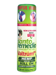 Valtrum Santo Remedio menthol and arnica blend cools.