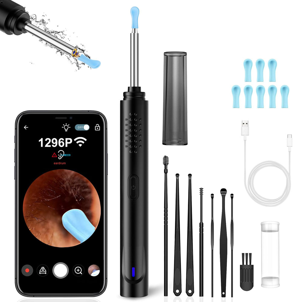 Vasdaren ear cleaner camera 1296P view aids precise ear visualization