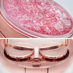 Pinza de lentes Vastsoon en rosa dorado para colocar sin tocar.