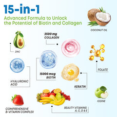 Vazatisi Biotin Gummies soft-chew close-up, ideal for kid-friendly wellness