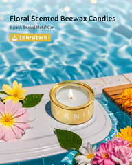VEDA TINDA SCENT english pear and freesia candle for uplifting moments