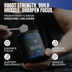 VEDGE Creatine+ shake being prepared for high‑intensity training
