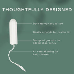 Veeda unscented hypoallergenic tampons offer gentle, irritation-free comfort