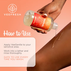 Hypoallergenic label highlights suitability for sensitive skin users.