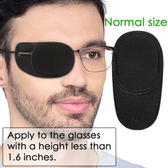 Parches para ojos VEEJION, tamaño pequeño, se adaptan a gafas