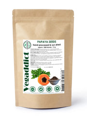 Vegaddict sun-dried papaya seeds show natural drying for purity and flavor