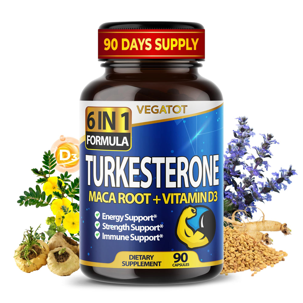 VEGATOT 6-in-1 Turkesterone capsule for energy support