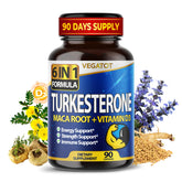 VEGATOT 6-in-1 Turkesterone capsule for energy support