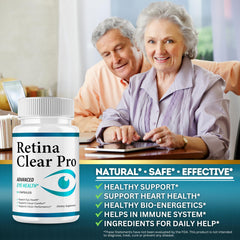 VegHerbs Retina Clear Pro capsules close-up for easy daily supplementation.