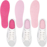 Velmitten Pink Series sockless liner 3-pair pack keeps shoes clean and comfortable.