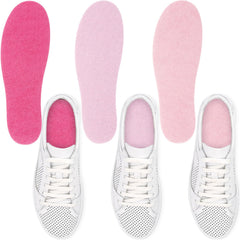 Velmitten Pink Series sockless liner 3-pair pack keeps shoes clean and comfortable.