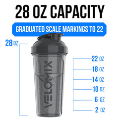 VELOMIX 6-pack bottle design emphasizes durability for daily training.