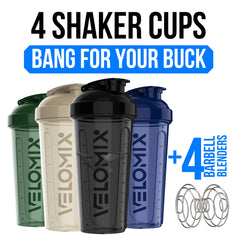 Velomix Forest Edge shaker lid ensures secure seal to prevent leaks