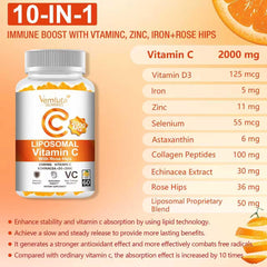 Close-up of ingredients including elderberry rose hips and zinc in Vemluta gummies