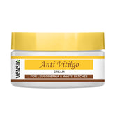 VENSIA Anti Vitiligo Cream tube 50g ready for patch support.