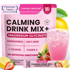 Venture Pal Calm Drink Mix bottle close-up highlighting calming formula for on-the-go use