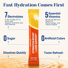 Powder dissolving in water with Venture Pal hydration packets in action