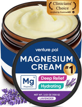 Venture Pal magnesium lotion bottle with pump for easy, mess-free application.