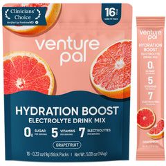 Venture Pal sugar-free electrolyte packets on the go for quick hydration