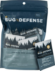 Venture Wipes natural mosquito repellent wipes pack for outdoor protection