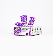 Verb Energy Bar close-up highlights gluten-free oats and almond butter in a wholesome mix.