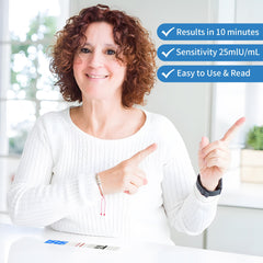 VerdeVilla hormone balance test strip highlights perimenopause indicators for informed planning.