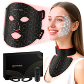 Verfubo red light face mask front view for at-home skin rejuvenation