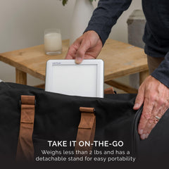 10,000 lux output provides a bright daylight-like glow without heat or flicker.
