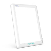 Verilux HappyLight Lucent with one-button control for quick morning light therapy.