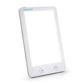 Verilux HappyLight Lumi Plus front view, a slim UV free lamp for mood and energy support