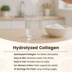 VEV collagen powder blends into a smoothie for easy daily nutrition