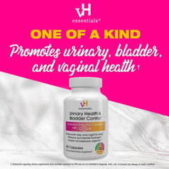 vh essentials pacran cranberry extract capsules in focus for urinary health.