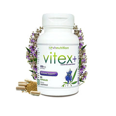 VH Nutrition VITEX+ extract closeup highlights vitex berry potency for natural support