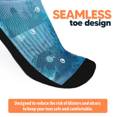 Viasox Deep Sea EasyStretch plain pair ready for all-day comfort.