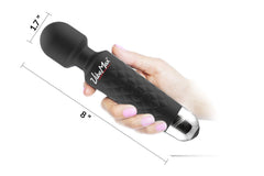 VibeMax close-up highlighting texture for comfortable grip and targeted relief.