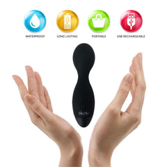VibeMax Mini USB rechargeable device highlighting easy charging