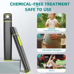 Vibis aluminum outer shell shows sturdy, portable design for outdoor use