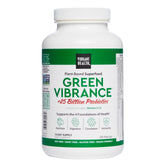 Vibrant Health Green Vibrance bottle front with vegan capsules for daily wellness