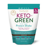 VIDAPURA Keto-Green Protein Bottle shows chocolate flavor for clean energy.