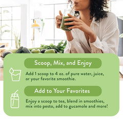VIDAPURA Mighty Maca Plus smoothie glass shows vibrant green shake for morning boost
