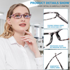VIDEBLA polycarbonate lenses with anti-glare coating reduce screen glare for easier focus